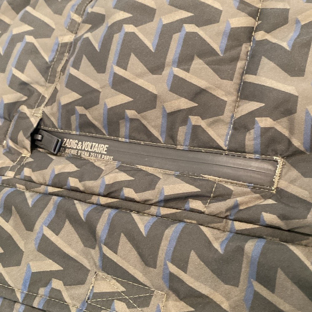 NWOT - Zadig & Voltaire - Hooded Puffer Jacket - Green - M - Picture 5 of 9